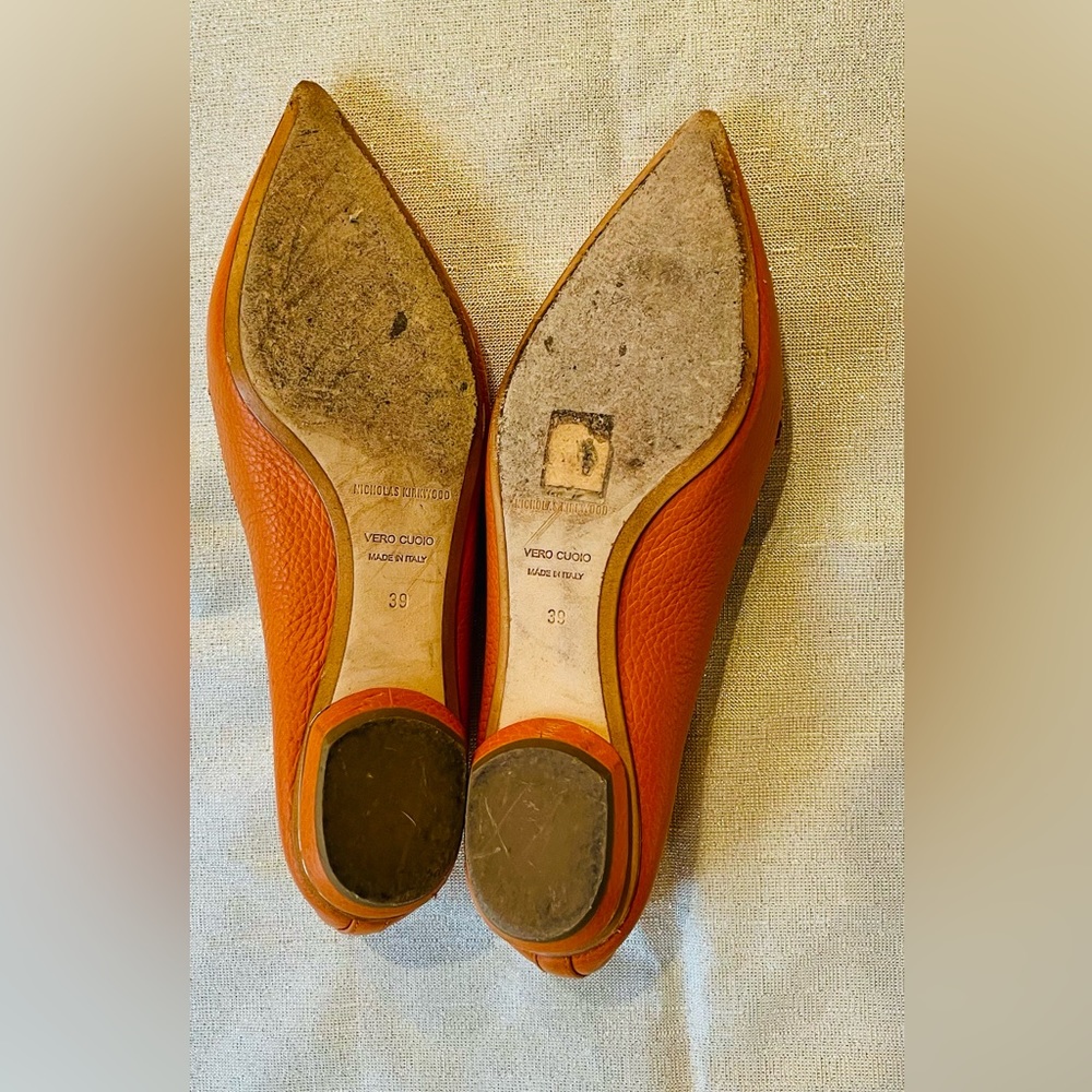 Nicholas Kirkwood Beya Orange Loafers (39 IT) 8 US - Picture 10 of 10